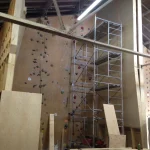 New Construction Climbing Wall